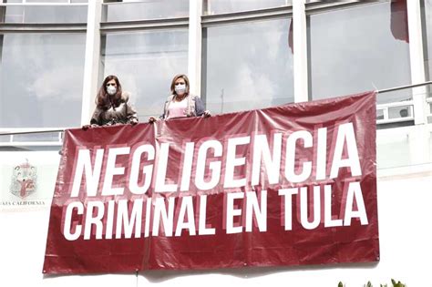 Senadoras Colocan Manta Sobre La Negligencia Criminal El Tula Hidalgo