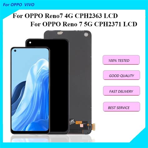 Pantalla LCD AMOLED De 6 43 Pulgadas Para OPPO Reno7 4G CPH2363 Con