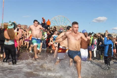 Polar Bear Plunge Still Freezing On Balmy New Year