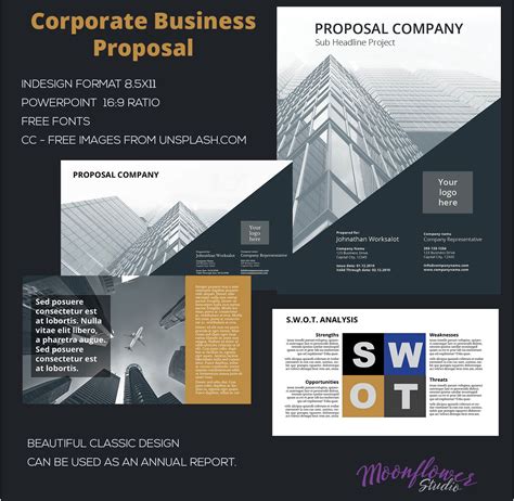 Corporate Pitch-Deck Proposal Template | Moonflower Studio