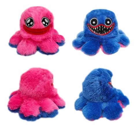 Pulpo Monstruo Peluche Huggy Wuggy Reversible Poppy Playtime En Venta