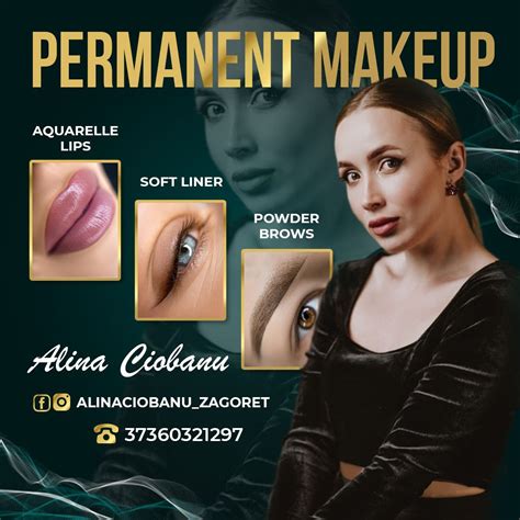 Promotional Banners Soft Lips Permanent Makeup Describe Yourself