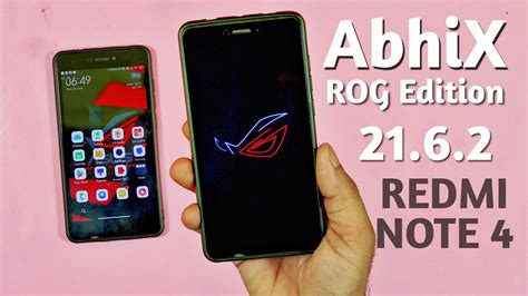 Redmi Note Abhix Rog Edition Review Miui Rog Edition