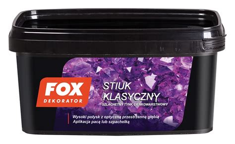 FOX DEKORATOR STIUK KLASYCZNY 1 Kg W DS007 A0001 FX1A 0100 Cena