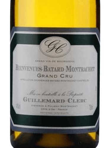 Guillemard Clerc Bienvenues Bâtard Montrachet Grand Cru Vivino US