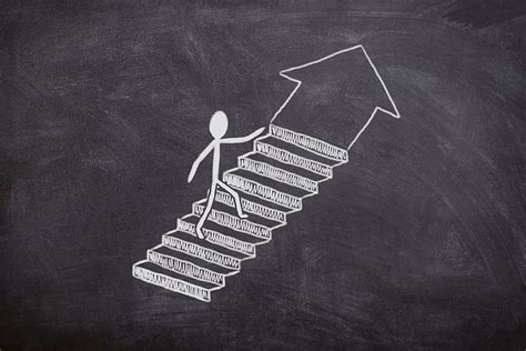 hd wallpaper success stairs board drawing determination career