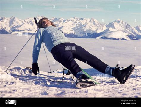 Skifahrer GER 20240101 Aufnahme Ca 1966 Skifahrer In Den Alpen Mann