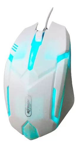 Mouse Gamer Usb 1600 Dpi con iluminación LED de 3 botones KP v40