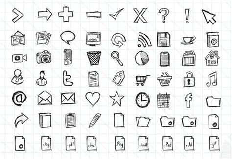 Sketchnote Icons Illustration Simple Icons Sketchnote