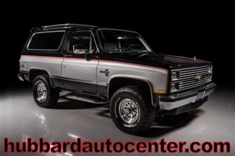 1984 Chevrolet Blazer 4x4 Silverado Only 42 000 Original Miles Wow