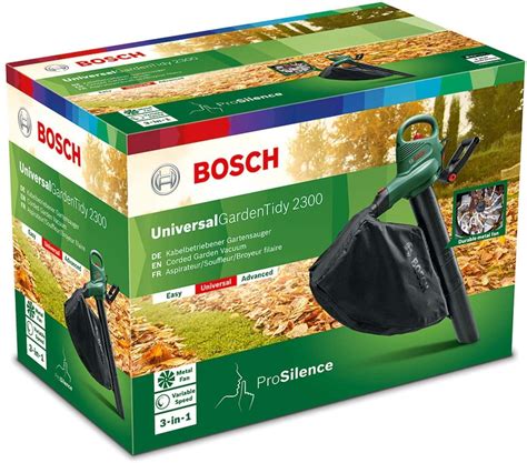 Bosch B Corded Universal Garden Tidy Leaf Blower Vacuum