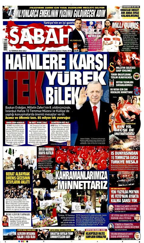 Sabah Gazetesi Sabah Man Et Oku Haberler Temmuz