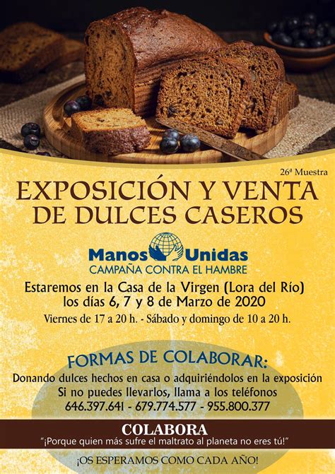 Muestra Exposici N Y Venta De Dulces Caseros Ong Manos Unidas