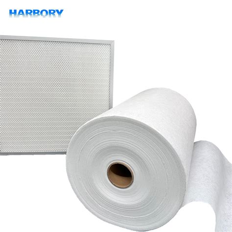 Professional Melt Blown F Air Filter Roll Polypropylene Automotive Air