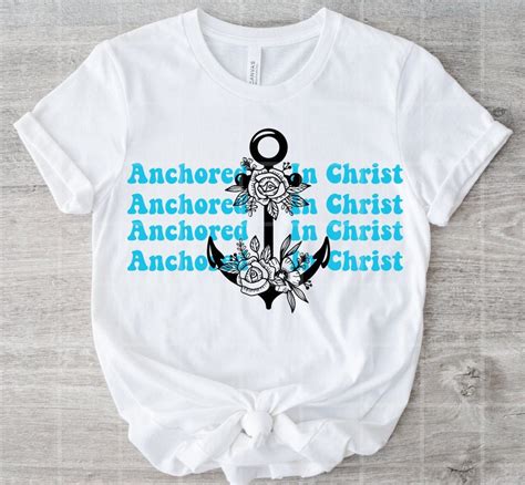 Anchor Svg Jesus Is My Anchor Svg Christian Svg Women Anchored In