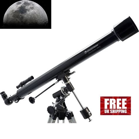 Celestron Powerseeker 60eq Refractor Telescope Black 21043 For Sale