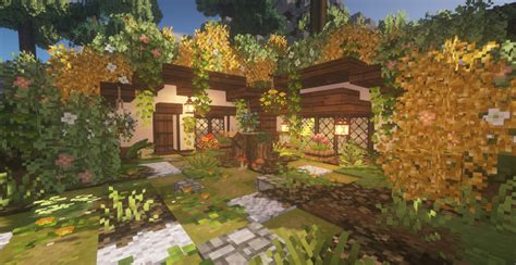 Asthetic Cottagecore Minecraft House Inside