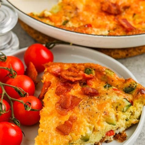 Zucchini Frittata 20 Minute Prep Easy Low Carb