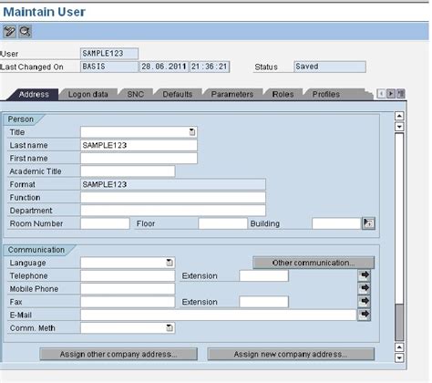 Simple About Sap Basis How To Assign Roles Or Profiles To A User In Sap