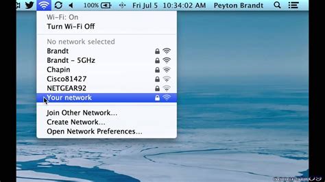 How To Connect Your Mac To The Internet Via Wifi Youtube