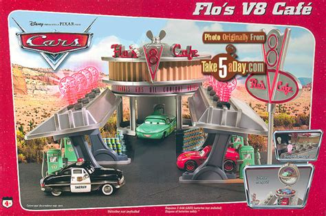 Take Five a Day » Blog Archive Mattel Disney Pixar CARS: Flo's V8 Cafe Back Holiday 2012 - Take ...