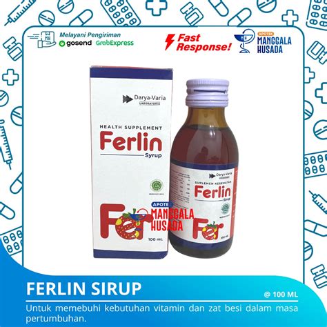 Jual Ferlin Sirup 100 Ml Shopee Indonesia