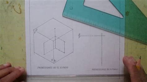 DIBUJO TÉCNICO GEOMETRÍA DESCRIPTIVA PROYECCIÓN DE LA RECTA