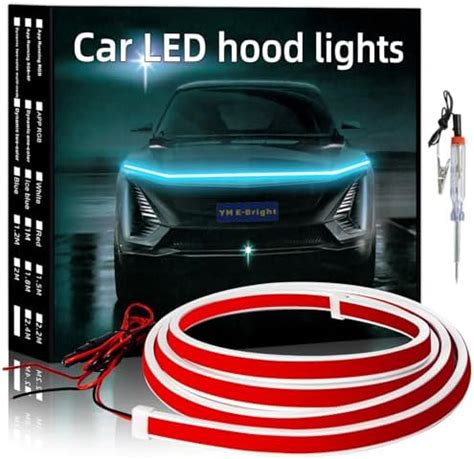 Amazon fr Bande de lumière de capot LED voiture LED bande de lumière