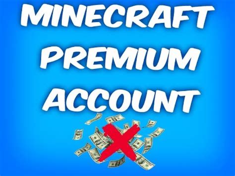 How To Get Free Minecraft Premium Account Youtube