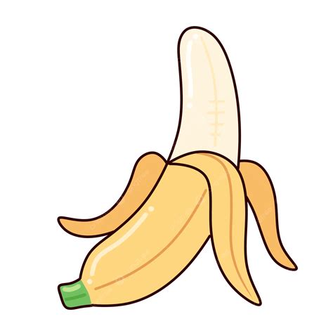 Peeled Banana Cartoon Banana Fruit Cartoon Png Transparent Clipart