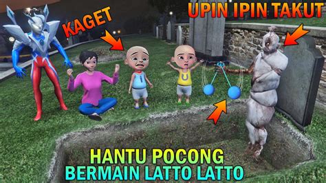 Upin Ipin Lihat Penampakan Pocong Maen Latto Latto Ultraman Kaget