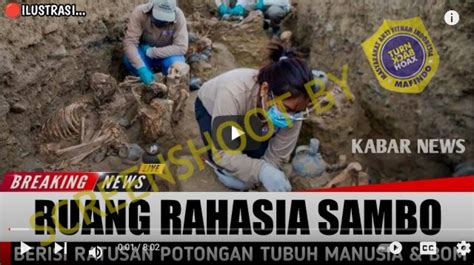 CEK FAKTA Ruang Rahasia Ferdy Sambo Berisi Ratusan Bom Dan Tulang