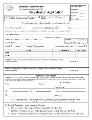 Fillable Online Stallion Inspection Application Fax Email Print