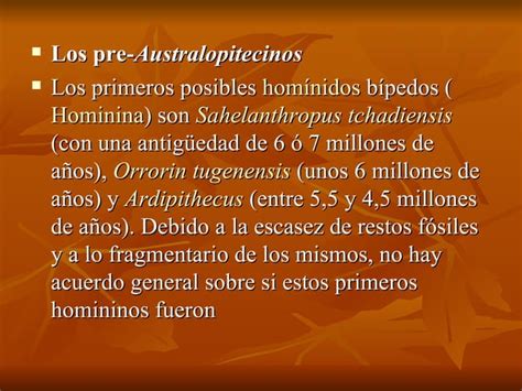 El Origen Del Hombre Ppt