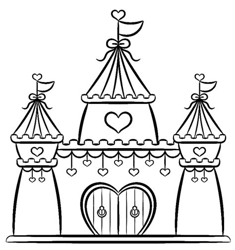 Free Printable Castle Coloring Pages