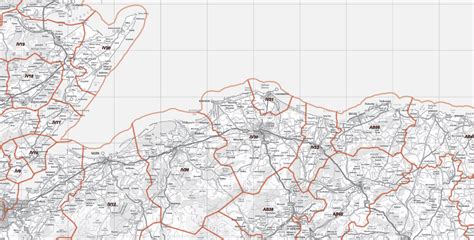 Postcode District Map Series - Full UK - Digital Download – ukmaps.co.uk