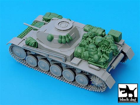 Pzkpfw Ii Ausf C Accessories Set Blackdog 35032 Maquette English