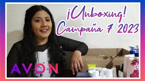 UNBOXING AVON CAMPAÑA 7 2023 YouTube