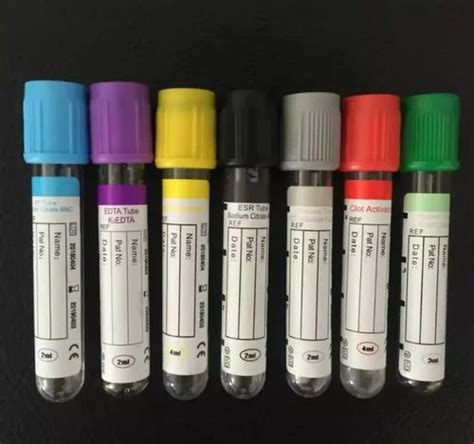 Common Blood Collection Tubes Their Additives And 43 OFF