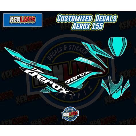 Yamaha Aerox Decals Can Be Customized Shopee Philippines