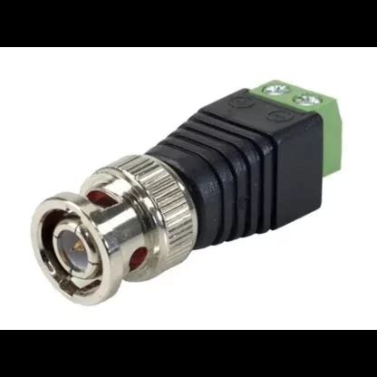 Ficha Bnc Tipo Balun Con Bornera Redvision