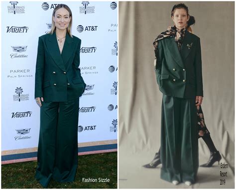 Olivia Wilde In Erdem Varietys Creative Impact Awards And 10