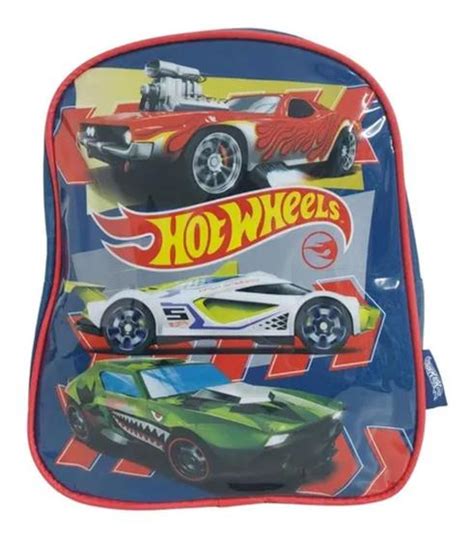 Mochila De Costas Luxcel Hot Wheels 38231 Mochilas Magazine Luiza