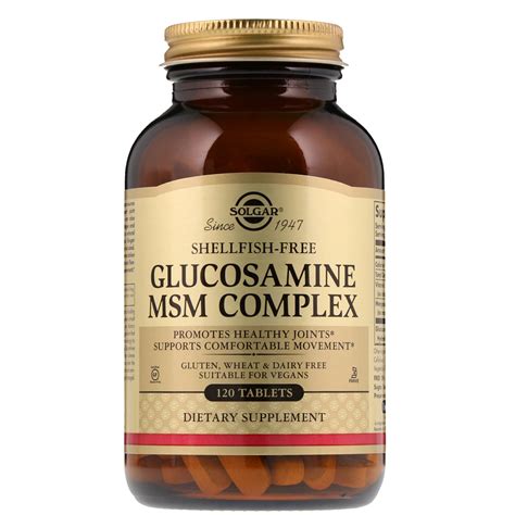 Solgar Glucosamine Msm Complex Tablets By Iherb