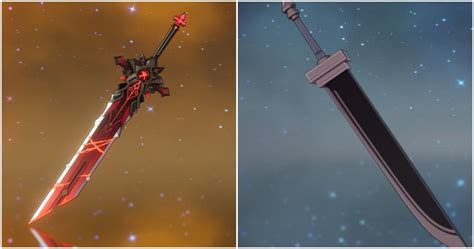 Двуручные мечи геншин - фото и картинки: 66 штук