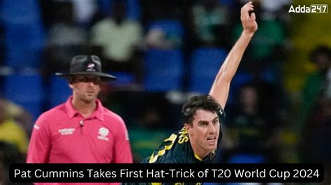 Pat Cummins Takes First Hat Trick Of T World Cup