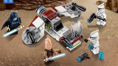 Lego Star Wars Jedi And Clone Troopers Battle Pack Review Youtube