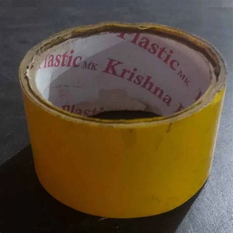45 Micron Plastic Yellow Tape At Rs 35piece Kothariya Rajkot Id