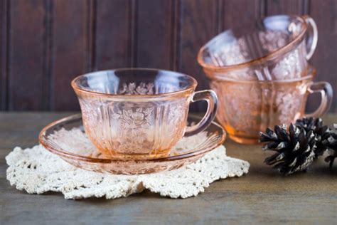 Pink Depression Glass Value Guide Patterns To Look For