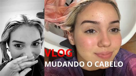 VLOG Mudando O Cabelo Do Vermelho Pro Loiro YouTube